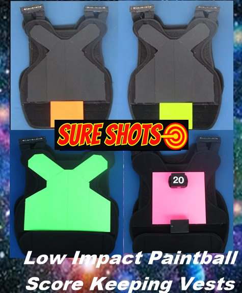 Low Impact Paintball Score Keeping Vests 